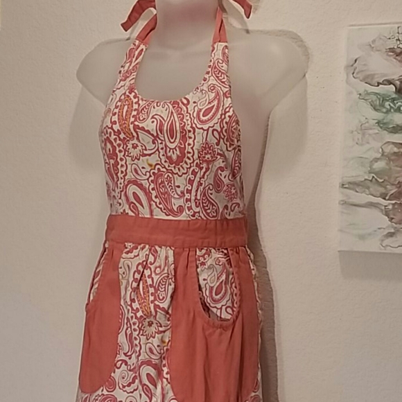 SALE! 3 for$20! Marsha Cutter Cute Apron w/Pockets - Picture 3 of 4